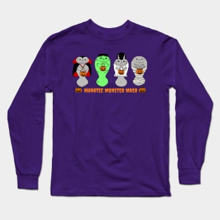 Manatee Monster Mash Long Sleeve T-Shirt